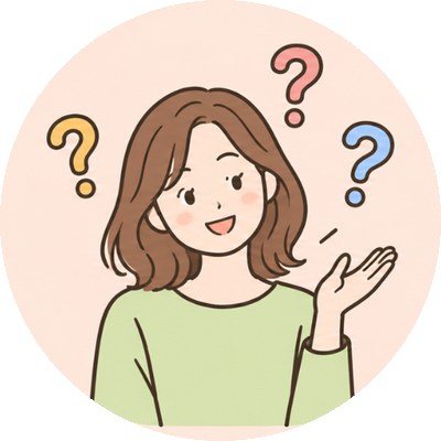 質問する女性のイラスト