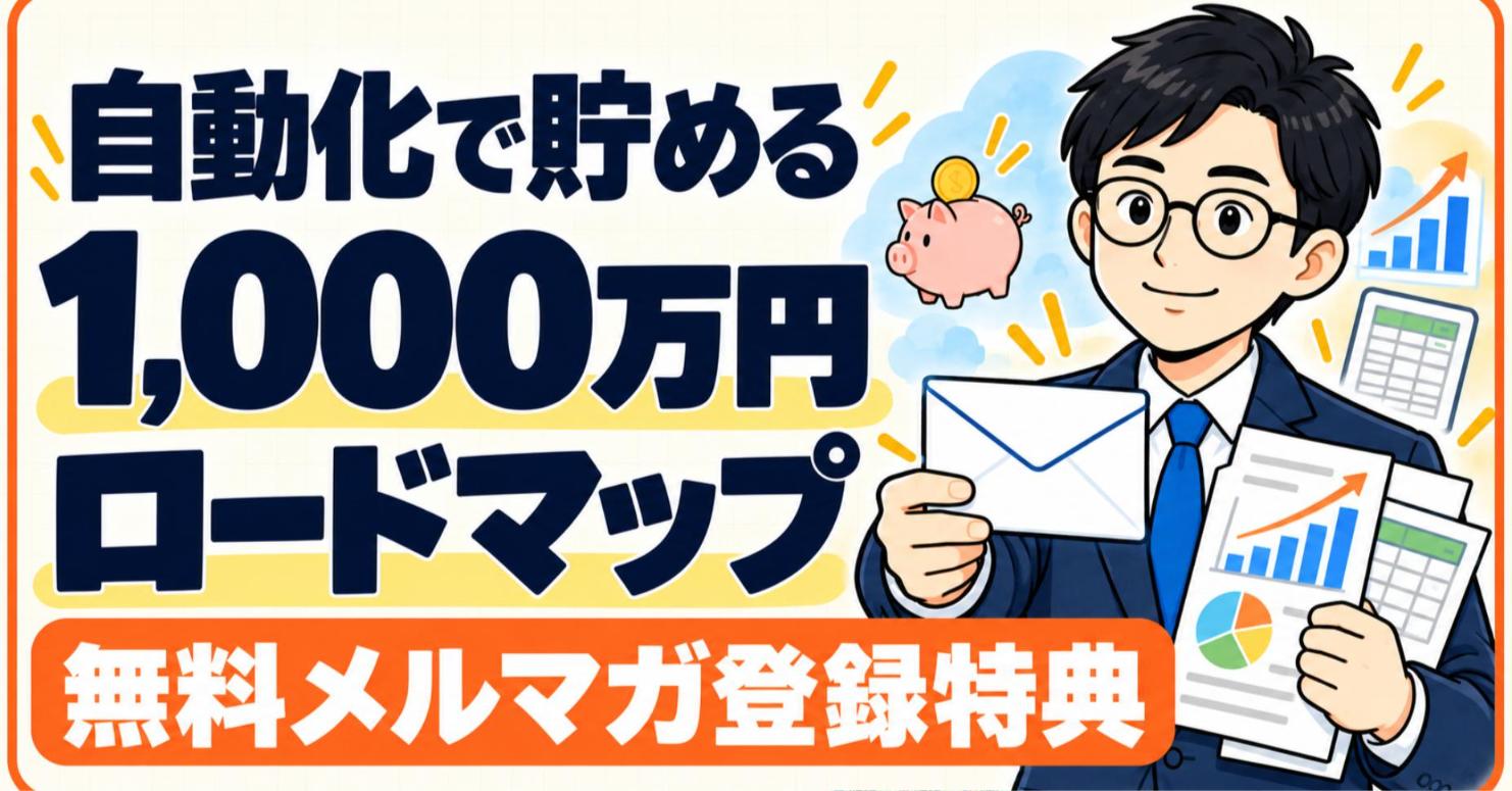 自動化で貯める1,000万円ロードマップ